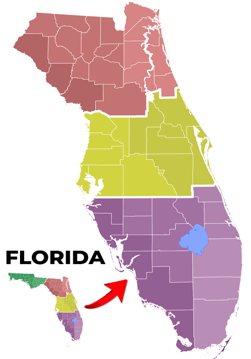 Map of Florida