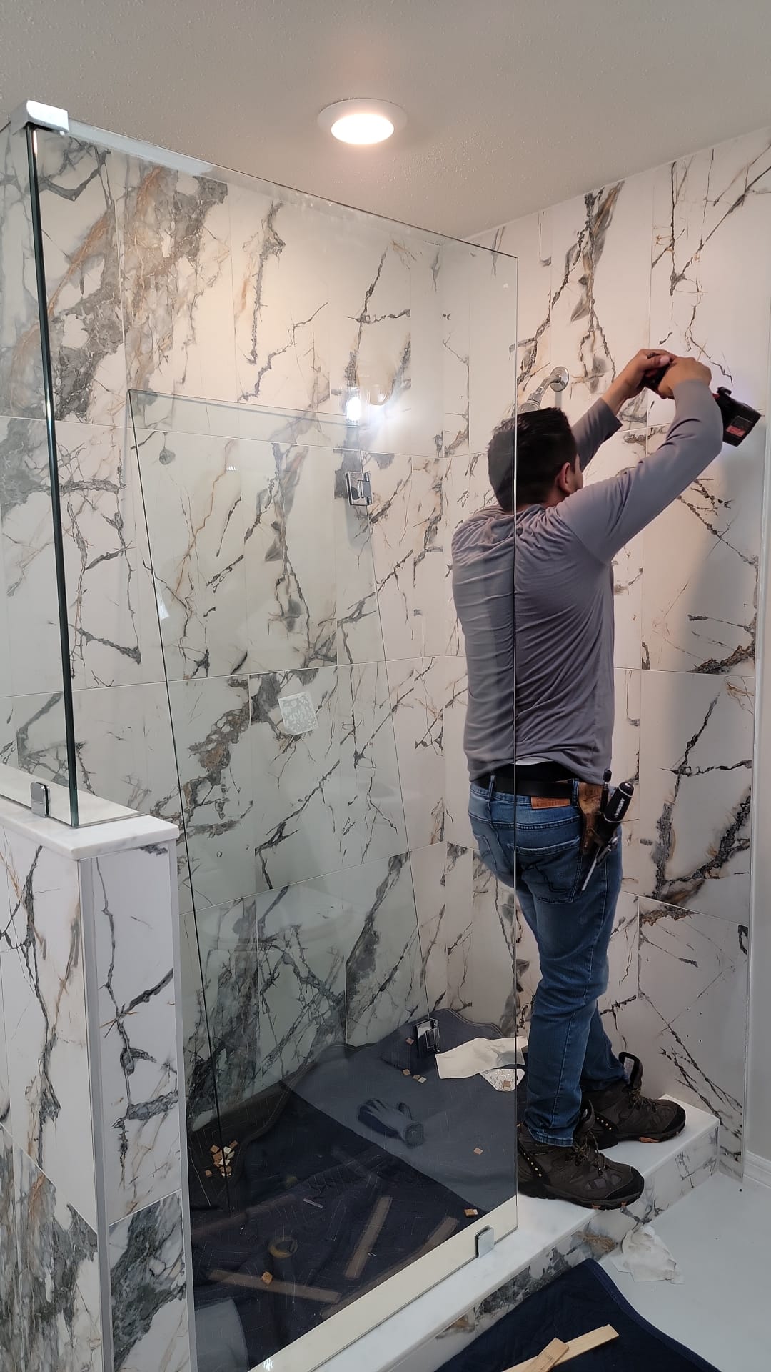 Shower Glass Panels Installation and Repair