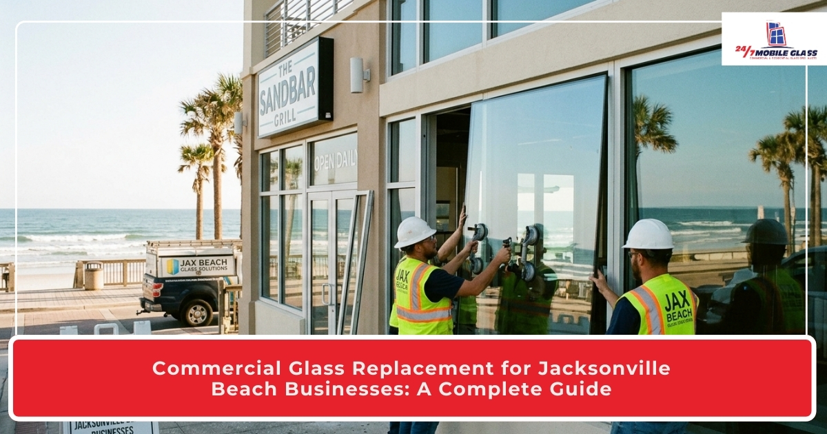 Commercial Glass Replacement for Jacksonville Beach