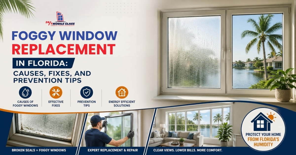foggy window replacement in Florida