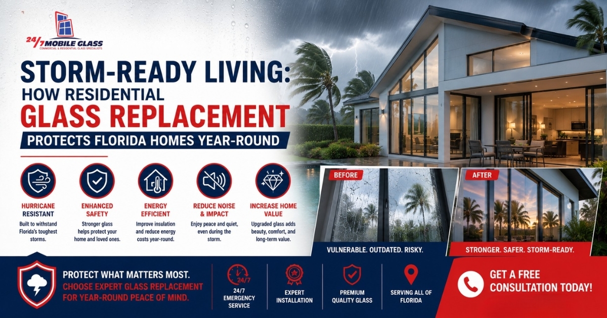 residential glass replacement in Florida