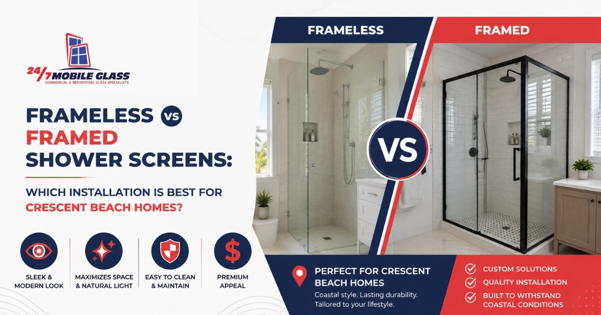 Shower Screens Installation in Crescent Beach FL