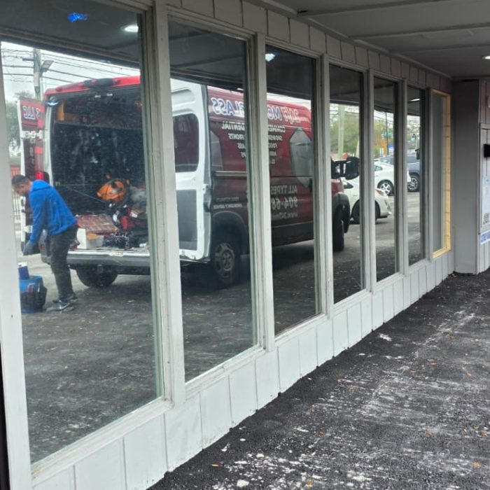 After - Storefront window glass installation Pr_1