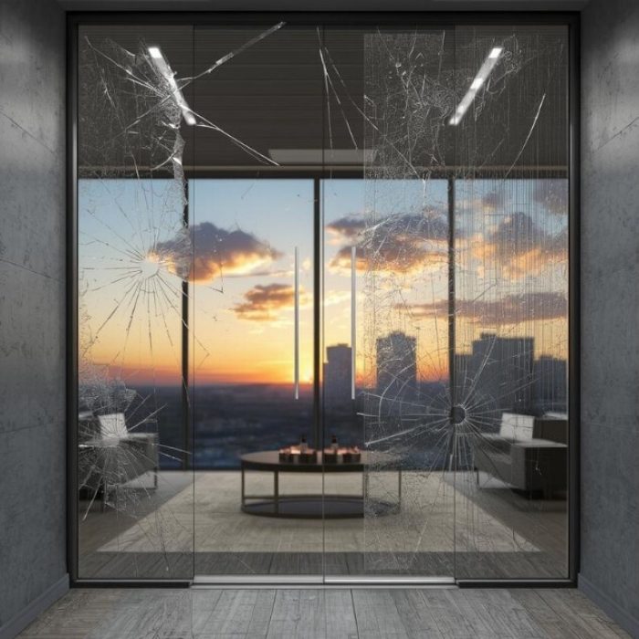 Glass Door Before