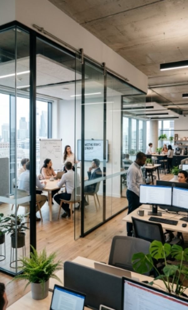 sliding door glass office setup (1)